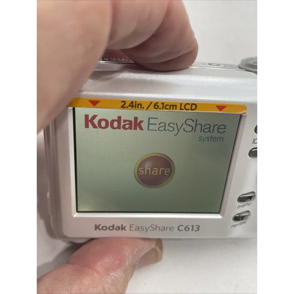Kodak Easy Share C613 6.2 MP Digital Camera 3X Zoom+Battery+CD+SD Card+Manuals